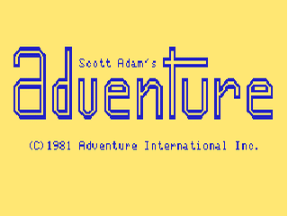 Scott Adams Adventures opening screen