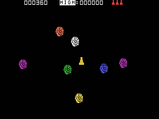 Asteroids in-game shot