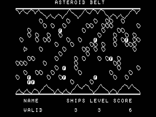 Asteroid Belt in-game shot