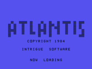 Atlantis opening screen