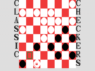 Classic Checkers in-game shot