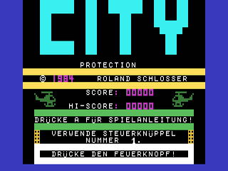 City Protection opening screen