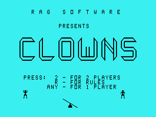 Clowns opening screen