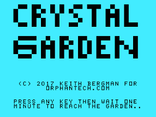 Crystal Garden opening screen