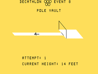 Decathlon in-game shot