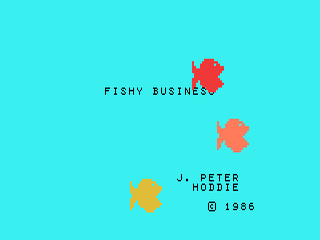 Fishy Business opening screen