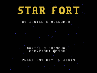 Star Fort opening screen