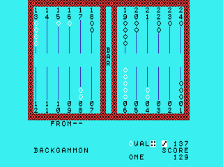 Backgammon in-game shot