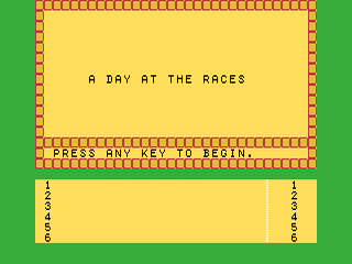 A Day At The Races opening screen