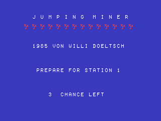 Jump Miner opening screen
