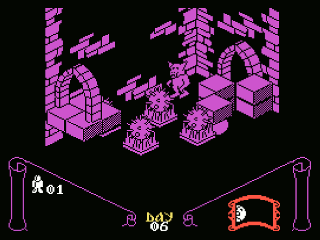 Knight Lore in-game shot
