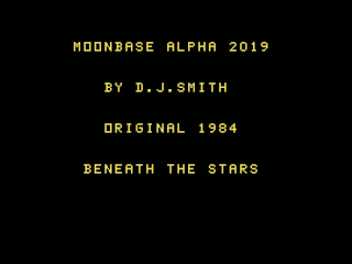MoonBase Alpha opening screen