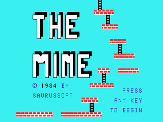 The Mine opening screen
