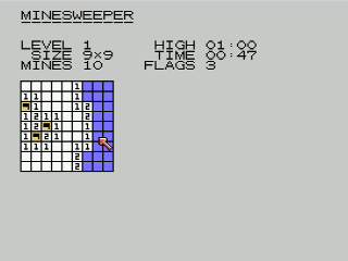 Minesweeper in-game shot
