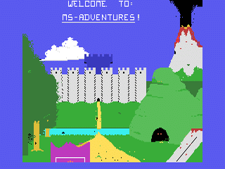 MS-Adventures opening screen