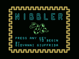 Nibbler opening screen