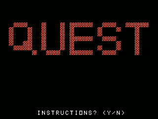 Quest opening screen