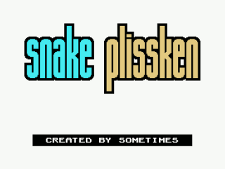 Snake Plissken opening screen