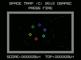 Space Trap opening screen