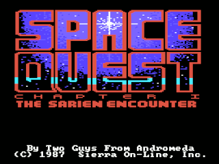 Space Quest opening screen