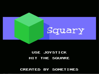 Squary opening screen