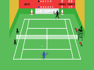 Pro Tennis in-game shot
