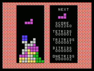Tetris in-game shot