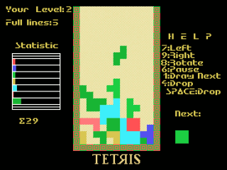 Tetris in-game shot