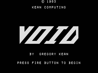 Void opening screen