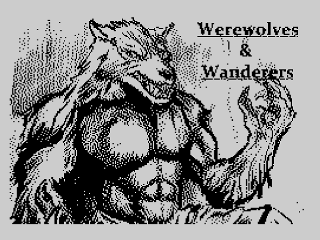 Werewolves and Wanderers opening screen