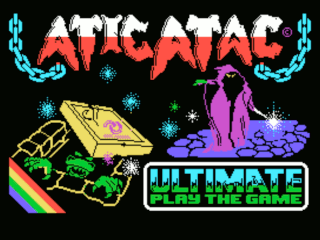Atic Atac opening screen