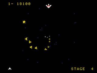 Gyruss in-game shot
