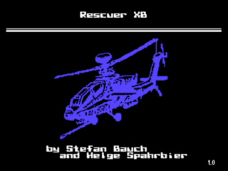 Rescuer XB opening screen